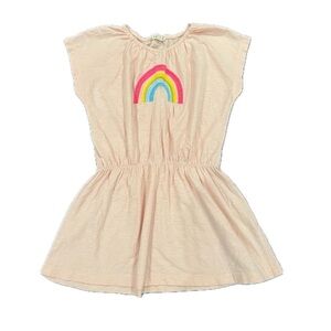 Everbloom girls dress size 4t - pink with rainbow embroidery